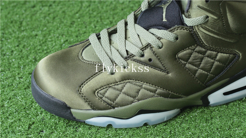 Air Jordan 6 Pinnacle Flight Jacket Green